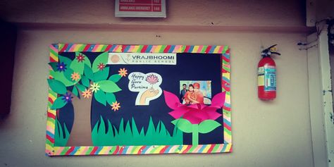 Guru Purnima Board Decoration, Guru Purnima Decoration In School, Happy Guru Purnima, Guru Purnima, Board Decoration, Class Decoration, Decoration Idea, School Decorations, At School