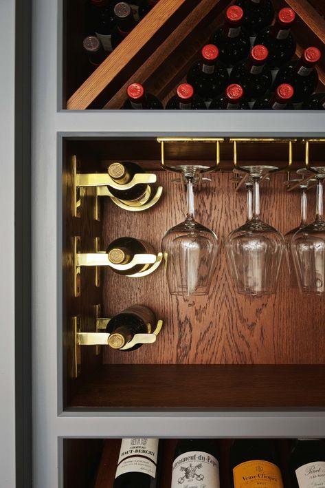 Bespoke Drinks Cabinet - Wine Storage | Charlie Kingham, Surrey Drinks Cupboard Ideas, Diy Drinks Cabinet, Drinks Cabinet Ideas Home Bars, Drink Shelves, Drinks Cabinet Ideas, Spirit Cabinet, Cupboard Bar, Drinks Cupboard, Drink Cabinet