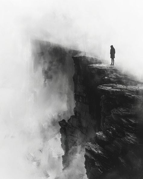 I had an idea for this one but kept ending up with some gorgeous photography I had a hard time dragging myself away from. ⁠ Loving these combined photorealistic elements with smudgy artistic effects. ⁠ Such a simple prompt too, give it a try!⁠ ⁠ minimalist abstract art, black and white, person standing on the side of hill, foggy --ar 4:5 --v 6.0 --s 750⁠ ⁠ ⁠ ⁠ #landscape #aiimage #aipainting #digitalart #art #aiphoto #aiart #aiartwork #aiartcommunity #artist #surreal #abstract #blackandwhite ... Surreal Landscape Art, Abstract Art Black And White, Abstract Art Black, Minimalist Abstract Art, Live Screen, Live Screen Wallpaper, Art Black And White, Matte Painting, Person Standing