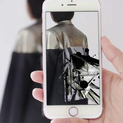 Augmented Reality clothing by Kailu Guan Immersive Technology, Ar Experience, Ar Fashion, Team Images, Augmented Reality Art, Augmented Virtual Reality, Reality Art, Digital Retail, Fashion Communication