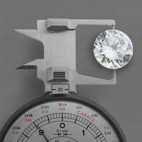 Introduction to estimating diamond weight without scales This article explains how to determine the weight of a diamond without using scales. Normally, diamond merchants use accurate diamond scales to weigh diamonds�—measured to three decimal places or a thousandth of a carat. However, scales may not always be available, such as when a diamond is already Read the full article... The post How to Calculate the Weight of a Diamond Without Scales appeared first on Serendipity Diamonds Blog. Diamond Scale, Decimal Places, Weight Measurement, Weighing Scale, Marquise Cut Diamond, Single Stone, Square Diamond, Pear Shaped Diamond, Round Brilliant Cut Diamond