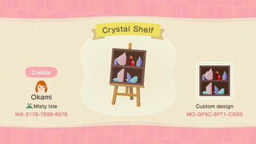 Crystal Shelf, Ac New Leaf, Animal Crossing Memes, Animal Crossing Guide, Animal Crossing Qr Codes Clothes, Animal Crossing Wild World, Qr Codes Animal Crossing, Animal Crossing Pocket Camp, New Animal Crossing