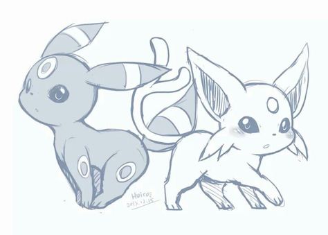 Espeon and Umbreon Umbreon Espeon Tattoo, Espeon Drawing, Umbreon Drawing, Umbreon Drawing Easy, Umbreon Tattoo Ideas, Umbreon Tattoo, Espeon And Umbreon, Espeon Tattoo, Umbreon And Espeon Tattoo