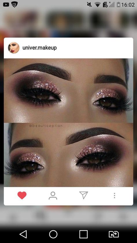 Sliver Makeup, Maquillaje Smokey Eyes, Black And Silver Eye Makeup, Rose Gold Makeup Looks, Smokey Eye Makeup Steps, Glittery Eye Makeup, Black Smokey Eye Makeup, Rose Gold Eye Makeup, Silver Eye Makeup