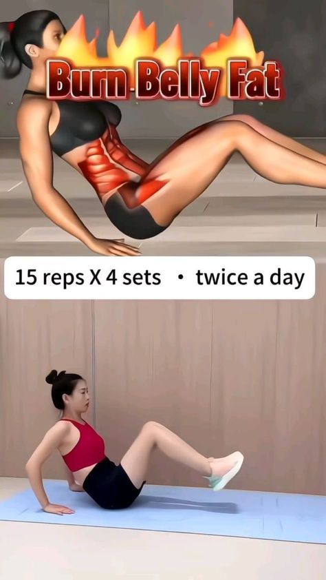 Women fitness | Home workout (@fit.women77) on Threads Body Fat Loss Workouts, Transformation Du Corps, Flat Tummy Workout, Workout Smoothies, Body Fat Loss, Tummy Workout, Workout Tips, Fat Loss Workout, Belly Fat Workout