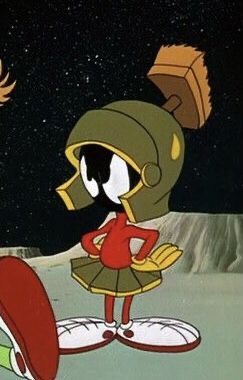 Warner Bros Characters, Loony Toons Drawing, Cartoon Exaggeration, Loony Toons Aesthetic, Marvin The Martian Aesthetic, Marvin The Martian Fanart, Marvin The Martian Wallpapers, The Martian Wallpaper, Marvin The Martian Art