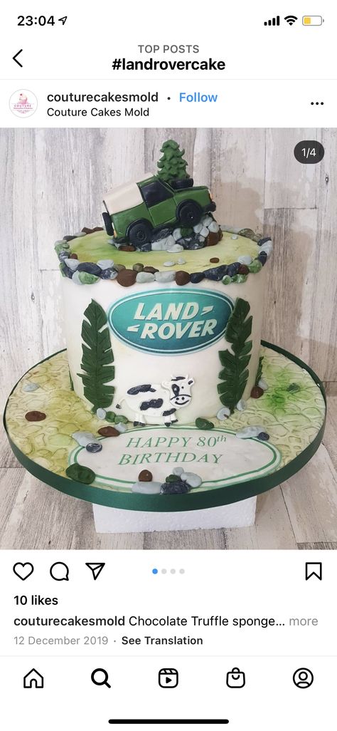 Land Rover Cake, Cake Land, Land Rover Defender, 40th Birthday, Cake Ideas, Land Rover, Cake, Birthday, Quick Saves