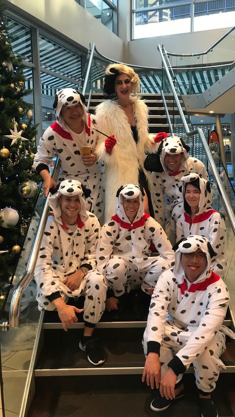 Disney Costumes Group, 101 Dalmations Group Costume, Family Dalmation Halloween Costumes, 101 Dalmatians Group Costume, Woman Dalmation Costume, 101 Dalmations Halloween Costumes, Adult Dalmation Costume Diy, 101 Dalmations Costume Diy Adult, 101 Dalmations Costume