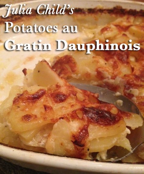 Well call me Jamie Child.  Or not.  But I did successfully recreate a French recipe by the famous Julia Child. My mom gave me Mastering the Art of French Cooking shortly after we watched the movie Julie & Julia.  I was nervous that these real-deal French recipes would be too complicated so I stuck with ... Read More about  Julia Child’s Potatoes au “Gratin Dauphinois” Julia Child Potatoes Au Gratin, Julia Childs Potatoes Au Gratin, Ina Garten Scalloped Potatoes, Julie Julia, Fennel Gratin, The Art Of French Cooking, Julia Childs, Gratin Potatoes, Julia Child Recipes