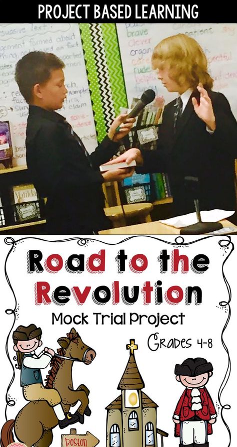 Bringing history alive is so important and so much fun!  In our classroom, we bring the American Revolution to the present day by putting the Sons of Liberty and the British Red Coats on trial during our classroom 'Mock Trials.'  You'll love this project - it's just so amazing to see your students living out the history they've learned in their text books! Road To The Revolution, Social Studies For Kids, History Teacher Gifts, Red Coats, Social Studies Projects, Sons Of Liberty, 4th Grade Social Studies, Teaching 5th Grade, 5th Grade Social Studies