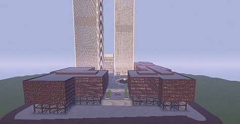 9/11 World Trade Center | WTC | Minecraft Building Inc. RIP for those who the lost innocent lives.. Minecraft Factory, Minecraft Amazing Builds, Mc Ideas, Minecraft City Buildings, Minecraft City, Amazing Minecraft, Minecraft Stuff, Minecraft Architecture, Minecraft Building