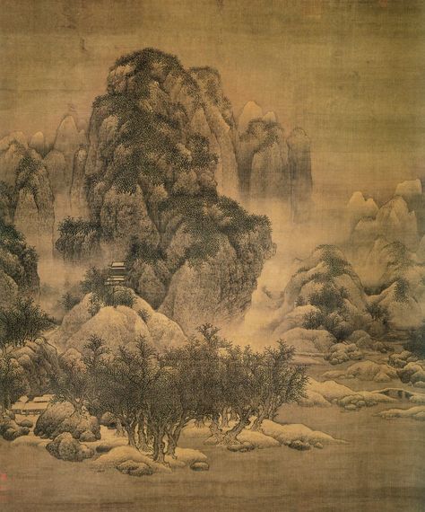 Rusty Ring: Outback Kyôsaku Chinese Landscape Painting, Art Chinois, Asian Painting, Tinta China, Chinese Landscape, Chinese Ink, Song Dynasty, Art Japonais, China Art