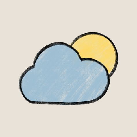 Weather App Icon, Vintage App, Phone Widgets, Weather App, Widget Icons, Doodle Icon, Widget Icon, App Icon, Photo Ideas