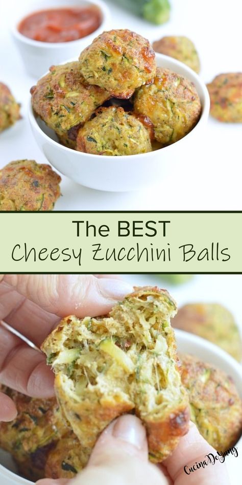 Zucchini Balls Recipe, Appetizer For Christmas, Zucchini Balls, Healhty Meals, Zucchini Cheese, Simple Appetizer, Thanksgiving Appetizer, Zucchini Feta, Quick Bites