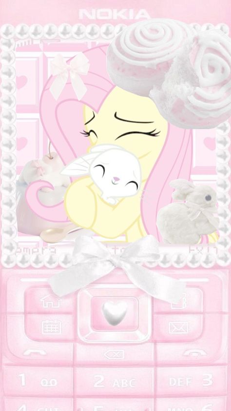 #cutecore #kawaiicore #kawaii #fluttershy #mlp #mylittlepony Kawaii Fluttershy, Fluttershy Mlp, Wonderland Artwork, Pastel Goth Art, My Little Pony Wallpaper, Iphone Wallpaper Kawaii, Kawaii Core, Wallpaper Gallery, Kawaii Stickers