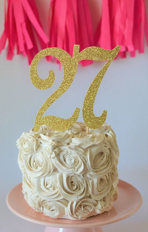 27 Cake, 27th Birthday Cake, Birthday 27, Birthday Cake Images, Happy 27th Birthday, 27th Anniversary, Oh Baby Cake Topper, Gender Reveal Cake Topper, Baby Cake Topper