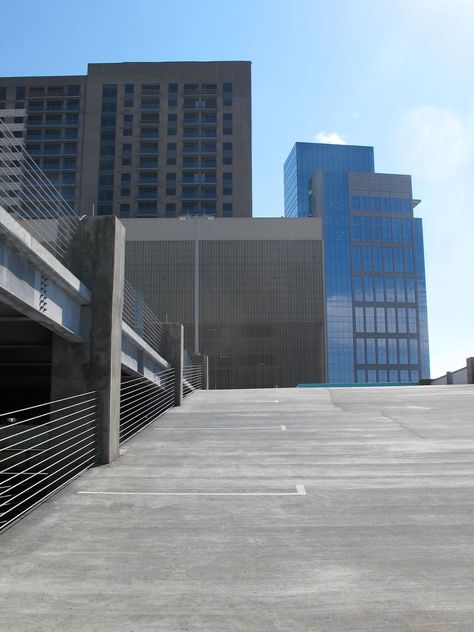 Parking Building, Video Shoot, Parking Garage, Public Spaces, Urban Planning, Public Space, Dallas Tx, Fashion Editorial, Industrial Design