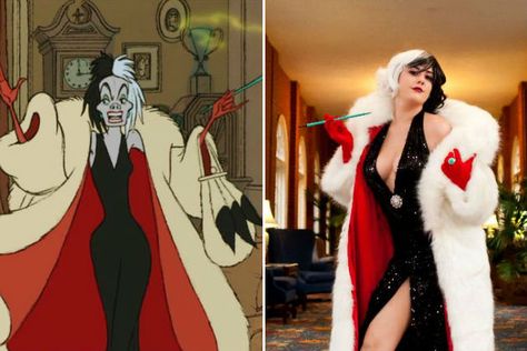 Cruella Deville Costume, Cruella Costume, Halloween Coustumes, Hot Halloween Outfits, Cruella Deville, Holloween Costume, Trendy Halloween Costumes, Halloween Costume Outfits, Group Halloween Costumes