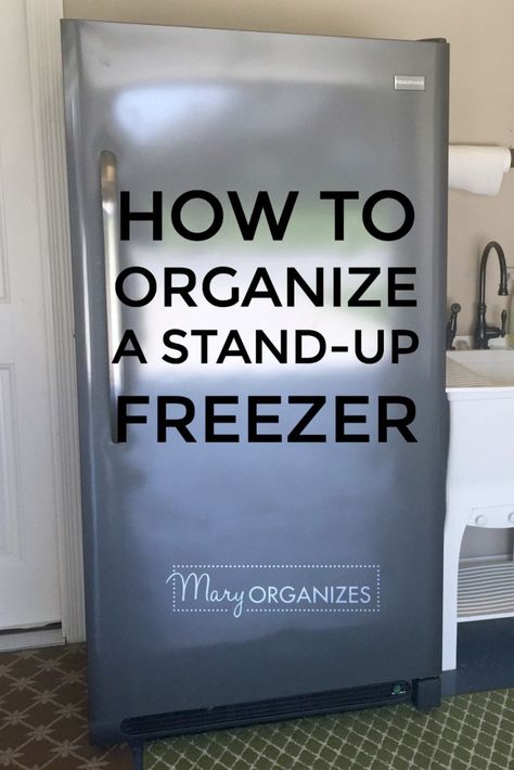 Deep Freezer Organization, Freezer Storage Organization, Freezer Organization, Garage Organize, Freezer Storage, Refrigerator Organization, Diy Garage Storage, Upright Freezer, Fridge Organization