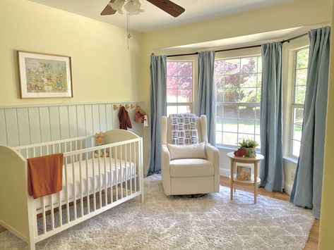 Peter Cottontail Nursery, Peter Rabbit Bedroom, Rabbit Themed Nursery, Peter Rabbit Nursery, Nursery Boy, Rabbit Nursery, Swivel Glider Chair, Babies Room, Nursing Chair