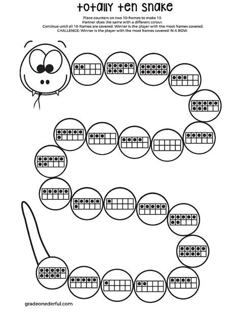 10 Frames in First Grade - Free Game. Stop by for several great ideas for using 10 frames in a Grade 1 class. Includes all materials! And they're free. 10 Frame Games, Games For Grade 1, 1st Grade Math Games, First Grade Crafts, Bunny Craft, Making Ten, Summer Math, Math Number Sense, Make 10