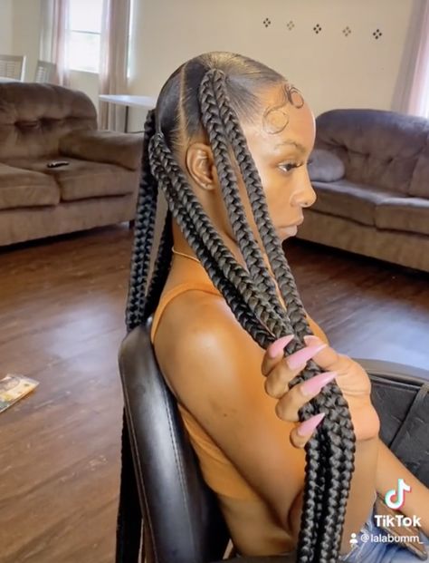 18 Gorgeous Jayda Wayda Braids Hairstyles To Try - Happily Curly 4 Double Braided Ponytail, 4 Jayda Wayda Braids, Cute Braided Hairstyles Simple, Black Girls Hairstyles Two Braids, Double Dutch Jayda Wayda Braids, Jade Wayda Braids, Jada Wada Braid, How To Do Jayda Wayda Braids, Jayda Ways Braids