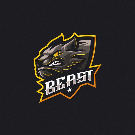 Beast on Behance Logo Design Animal, Beast Logo, Monkey Logo, Mascot Logos, Wild Logo, Logo Youtube, Team Logo Design, Fox Logo, Esports Logo