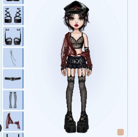 Gigi Outfits, Everskies Characters, Nana Cosplay, Boho Goth, Cat Call, Cute Games, Game Dresses, Virtual Fashion, Current Styles