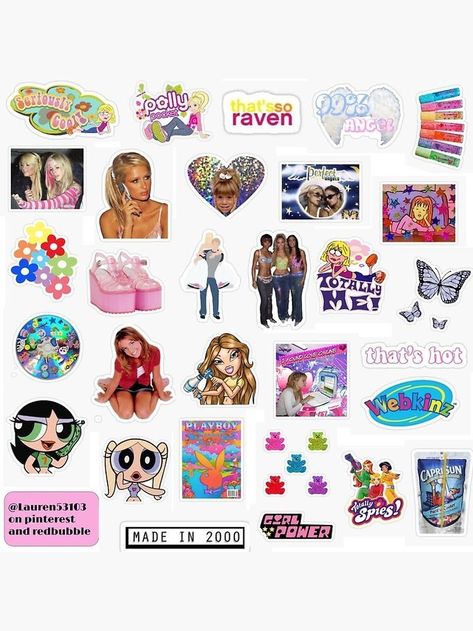 Good Stickers, Y2k Stickers, Preppy Stickers, Cool Tech Gadgets Electronics, Scrapbook Printing, Summer Scrapbook, Hydroflask Stickers, Stickers Laptop, Phone Stickers