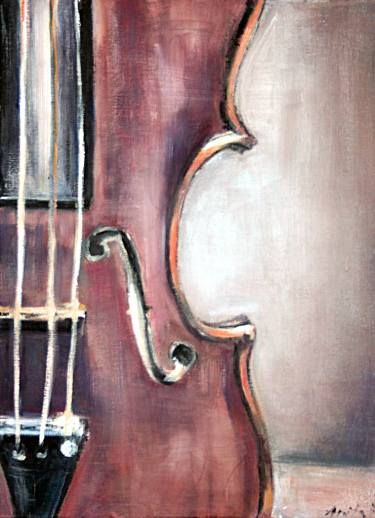 Violin Painting Easy, Cello Art, Violin Painting, Simple Oil Painting, Music Painting, Canvas Decor, Original Art For Sale, Painting Projects, Emerging Artists