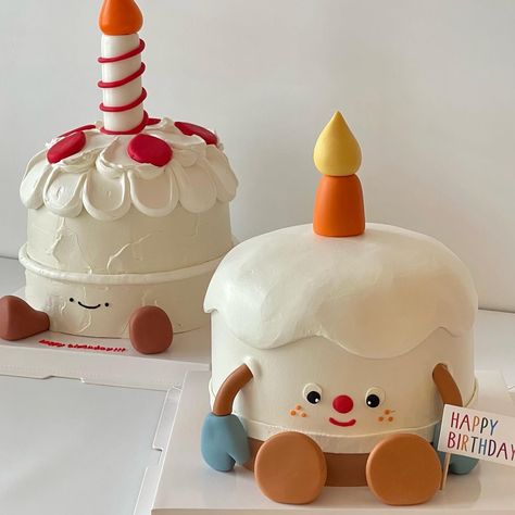 Baking Packaging, Cookie Bakery, Cute Birthday Pictures, Beautiful Cake Designs, 3d Cake, Animal Cake, Easy Baking Recipes Desserts, Cat Cake, Pretty Birthday Cakes