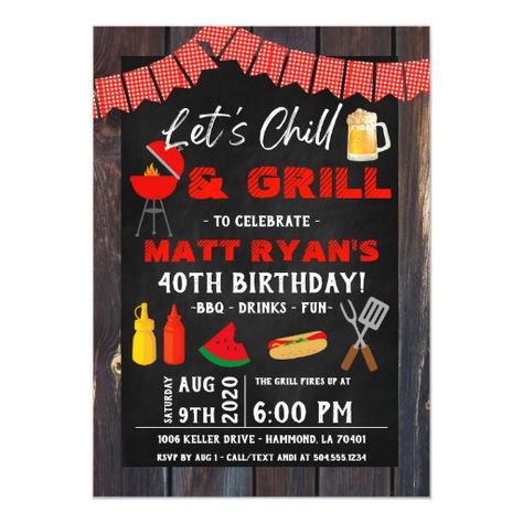 Chill & Grill Invitation, BBQ Invitation Bbq Clipart, Hawaiian Invitations, Luau Birthday Invitations, Bbq Party Invitations, Luau Invitations, Fun Invitation, Backyard Bbq Party, Pumpkin Invitation, Birthday Bbq