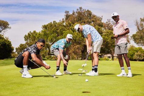 Golf Team Photos, Golf Club Photoshoot, Golf Shoot, Golf Photoshoot, Golf Field, Golf Course Photography, Photoshoot Moodboard, Golf Buggy, Golf Pictures