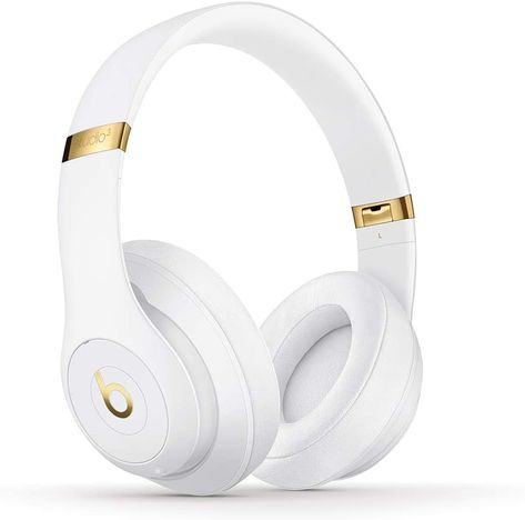 Noise Cancelling Over-Ear Headphones - Apple W1 Headphone Chip, Class 1 Bluetooth, 22 Hours of Listening Time, Built-in Microphone - White (Latest Model) Airpods Apple, Wireless Noise Cancelling Headphones, Beats Solo, Beats Studio, White Headphones, Beats By Dre, Ipod Nano, Best Headphones, Audio Headphones