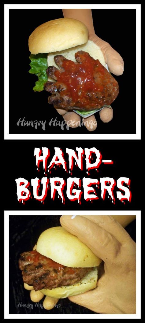 Halloween Party Ideas For Teens, Gross Halloween Foods, Party Ideas For Teens, Creepy Halloween Food, Creepy Hand, Halloween Food Appetizers, Fun Halloween Food, Halloween Recipe, Halloween Tattoo