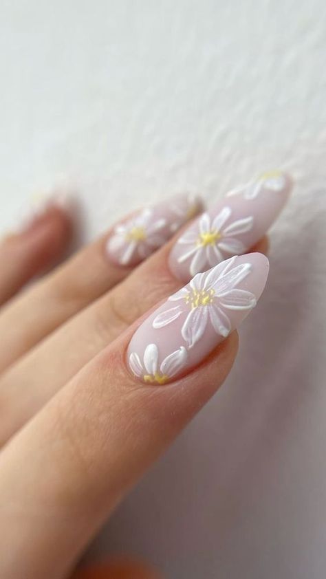 Manikur Kuku, Milky Nails, Hello Nails, Her Nails, Nail Art Designs Videos, Nagel Inspo, Oval Nails, Bridal Nails, Elegant Nails