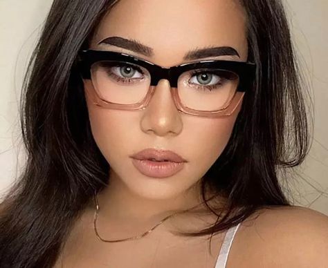 Optical Frames Women, Optical Glasses Women, Transparent Eyeglasses, Cat Eye Reading Glasses, Eye Reading, Clear Glasses Frames, Cat Eye Glasses Frames, Glasses Makeup, Retro Fashion Women