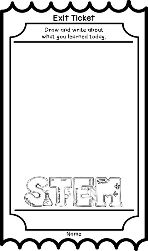 Simplified STEM Exit Ticket $ Stem Exit Ticket, Makerspace Ideas, Classroom Decor Middle, Middle School Classroom Decor, Stem Ideas, Diy Classroom Decorations, Stem Lesson, Exit Tickets, Classroom Decor Themes