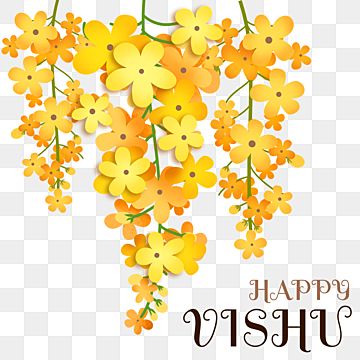 Vishu,Globeflower,Hinduism,plant,flowers,Happy holidays,religion,custom,india,vishu,globeflower,celebrate Happy Vishu, Watercolor Indian, Happy New Year Text, New Year Text, Happy Birthday Text, Birthday Text, Holiday Clipart, Png Text, Wedding Background