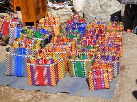 Bible Basket, Plastic Recycle, Bags Ideas, Woven Bags, Diy Purse, Plastic Bags, Woven Bag, Diy Hacks, Myanmar