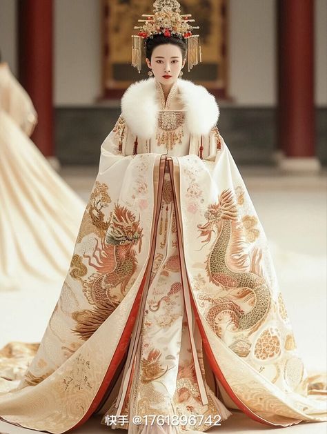 Historical Chinese Clothing, Ancient China Clothing, Royalty Clothing, Cultural Clothing, Asian Clothing, Ancient Chinese Clothing, Chinese Costume, Wedding Kimono, Traditional Chinese Dress