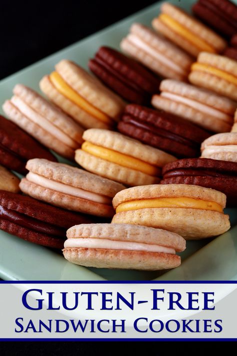 Gluten Free Cookie Sandwiches, Gluten Free Sandwich Cookies, Gluten Free Sandwich, Maple Leaf Cookies, Cookies Lemon, Clean Sweets, Gluten Free Sandwiches, Types Of Sandwiches, Sandwich Cookie