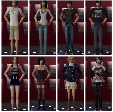 Sims 2 Exchange - Sample 2 (Nearly 1 GB) : Free Download, Borrow, and Streaming : Internet Archive Sims 1 Aesthetic, Sims 2 Build Cc, Ts2 Cc Furniture, Sims 2 House, Sims Characters Ideas, Sims 2 Mods, Sims Characters, Emo Men, The Sims 2 Cc