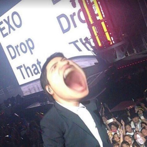 Exo Derp Face, Exo Stickers, Exo Funny, Zhang Yixing, Exo Kyungsoo, Exo Memes, Dark Anime Guys, Exo Chanyeol, Memes Kpop