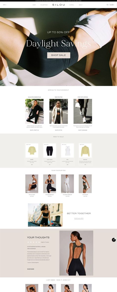 Best Shopify Themes, Tech Inspiration, Ecommerce Website Template, Luxury Sustainable, Shopify Website Design, Ecommerce Website Design, Shopify Website, Squarespace Website, Activewear Brands