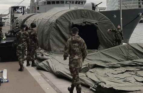 Debunked: No, the 'lockdown' isn't here - that's the Defence Forces setting up a testing site on Dublin's quays Croke Park, Defence Force, Facebook Post, The Army, This Morning, Dublin, Force, Twitter, Quick Saves