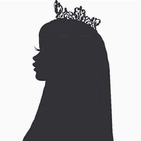 Crown Pfp, Hijab Crown, Queen And Princess, Hijab Queen, White Hijab, Queen Drawing, Hijab Drawing, Crown Drawing, Shadow Drawing