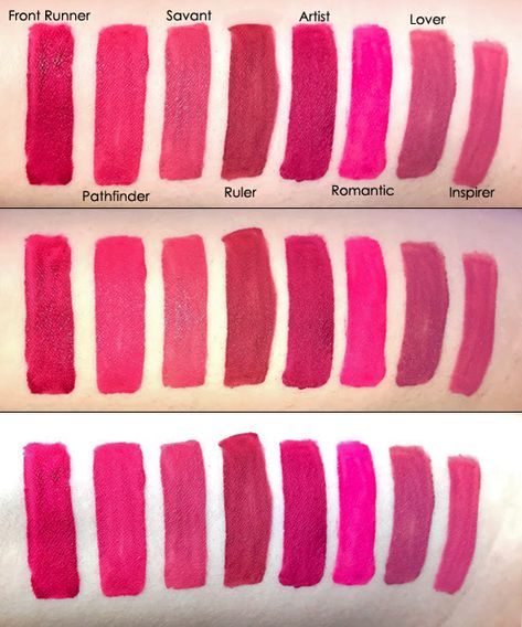 Maybelline Matte Ink, Maybelline Super Stay Matte Ink, Maybelline Superstay Matte Ink, Liquid Lipstick Swatches, Drugstore Lips, Maybelline Superstay, Maybelline Makeup, Pink Collection, Maybelline Super Stay