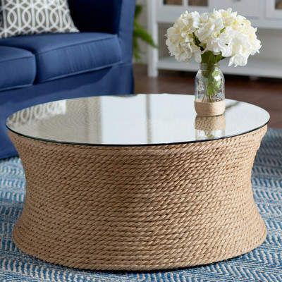 Wayfair Sis Coffee Table Beach Furniture Ideas, Beach Themed Furniture, Coastal Living Room Furniture, Beach Living Room Furniture, Coastal Coffee Table, Beach Coffee, Beachfront Decor, Nesting End Tables, Beach Living Room