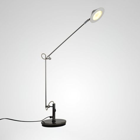 This adjustable black office task lamp is made of metal and features a sleek black cone-shaped lampshade. Its long arm allows for easy positioning and its design caters specifically to task lighting needs in office environments. Illuminate your workspace with precision and style. 
 If you have any questions about our products, please contact us and we will reply to you within 24 hours. 
 Product Size 
 Size: Dia 19cm x H 40cm /  5.5 x H 15.7 
 Details 
 Material:  Metal . 
 Light source: Integra Task Lamp, Table Lights, Black Office, Task Lamps, Metal Light, Task Lighting, Light Project, Lamps Ceiling, Chandeliers And Pendants